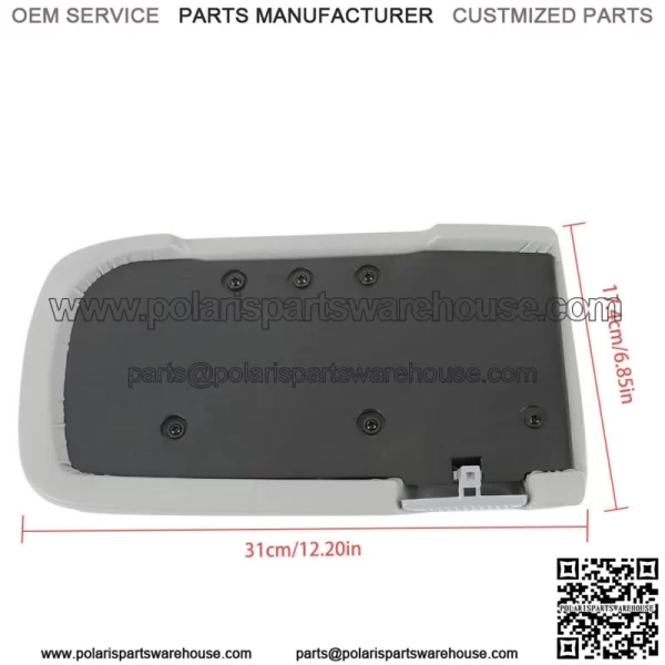 Center Console Door Lid Armrest Am Graphite Gray For 1997-2002 Camaro / Firebird - Image 4