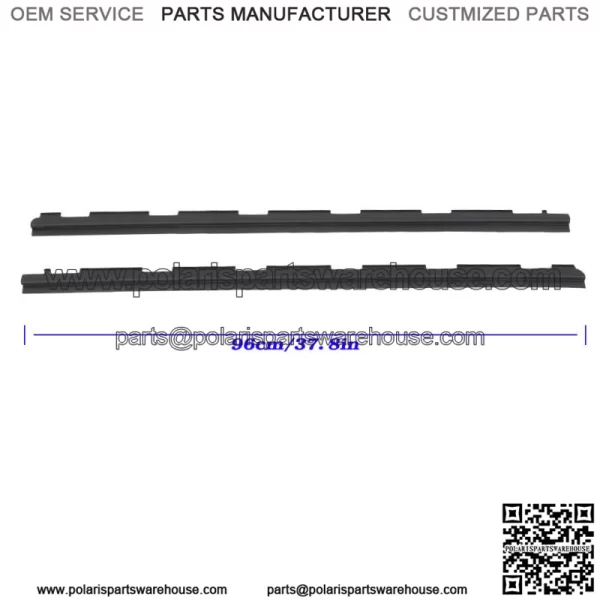 Front Window Sweep Weatherstrip Seal Pair Set For Chevy GMC Pickup Truck - Image 3