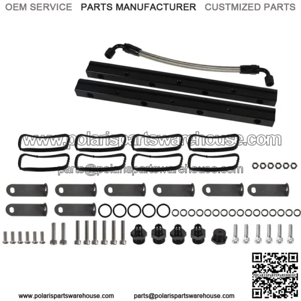 Billet Fuel Rail Kit For LS LS1 LS2 LS3 LS6 Aftermarket Intake Manifold Hardware - Image 2