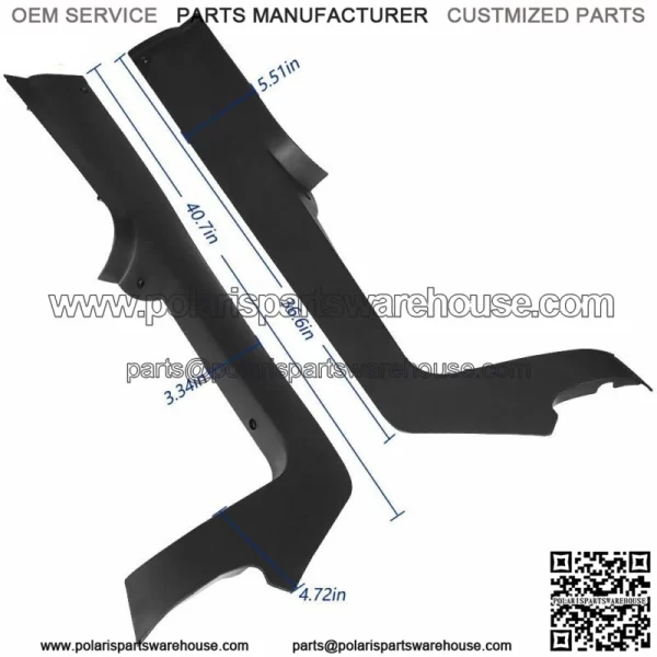 Floormat Retainer Side Panel Set, for Club Car 2004-2021 Precedent Tempo Onward - Image 4