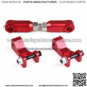 Front & Rear Lowering Kit Adjtable Set Red For Yamaha 700 350 660 700R For: More than one vehicle