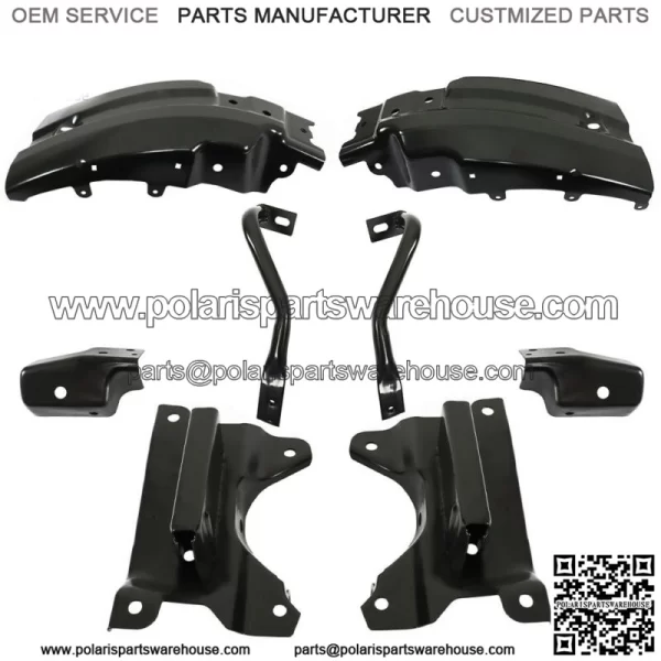 Front Bumper Brace Bracket For 07-13 Chevy Silverado 1500 GM1066180 GM1067180