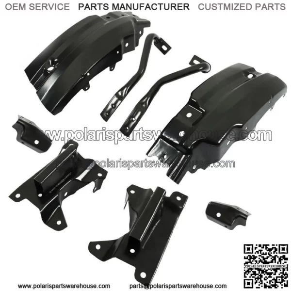 Front Bumper Brace Bracket For 07-13 Chevy Silverado 1500 GM1066180 GM1067180 - Image 3