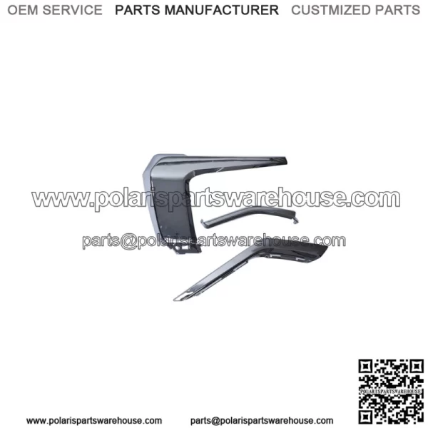 Left Front Bumper Strip Moulding Trims For Mitsubishi Outlander 2016-2019