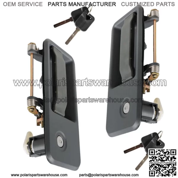 Door Handle Outside Exterior Set Right Left Side For 2004-2018 Volvo VNL Truck - Image 3