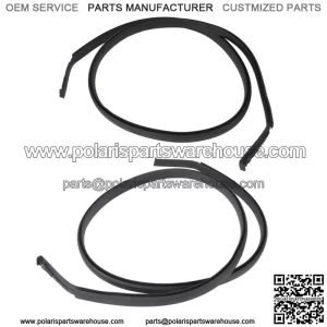 For Toyota Corolla 2009 2010-2013 Black Roof Trim Molding Kit ABS 2PCS