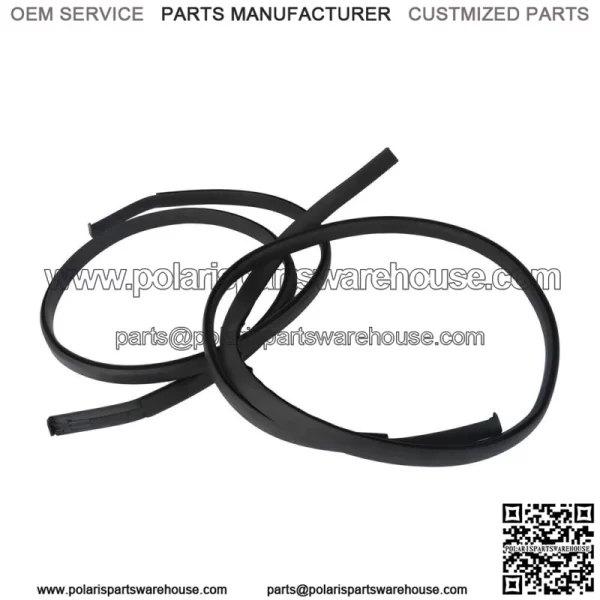 For Toyota Corolla 2009 2010-2013 Black Roof Trim Molding Kit ABS 2PCS - Image 2