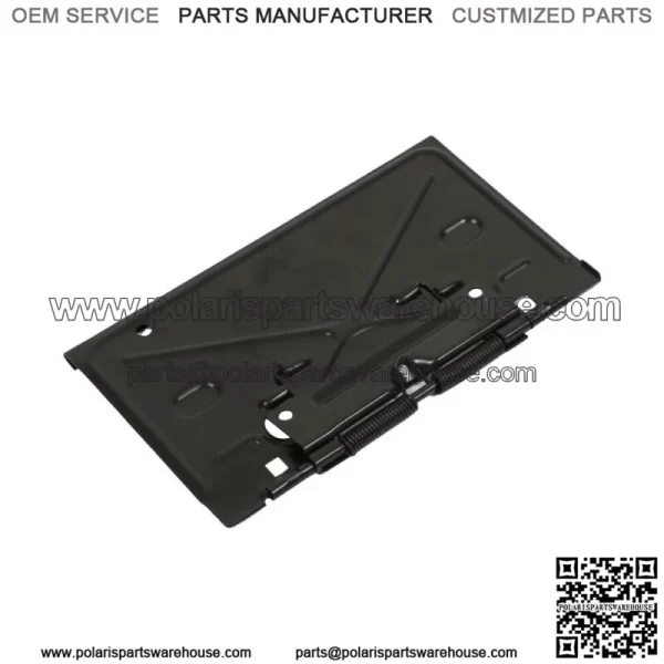 License Plate Tag Bracket Rear For Chevelle Impala Caprice 1968-1972 Black - Image 2