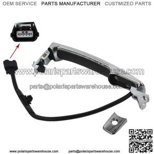 For 2010-2013 Nissan Rogue Car Front Left Outside Chrome Door Handle Smart Entry