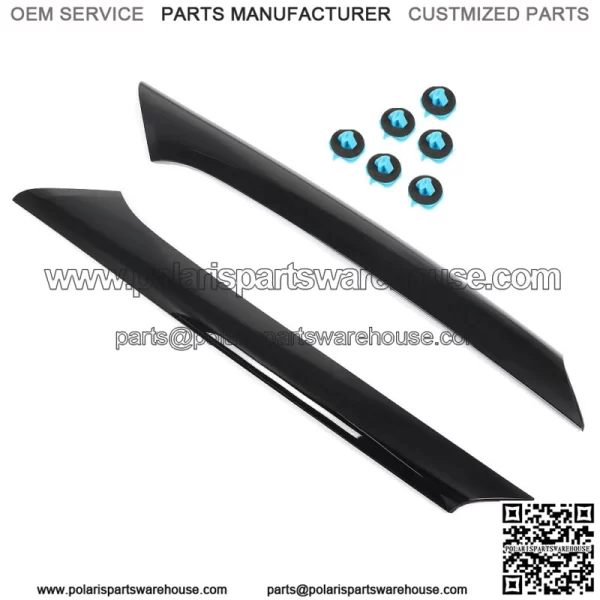 For 09-18 Ford Flex Windshield Outboard Passenger And Driver's Side Trim Black - Image 3