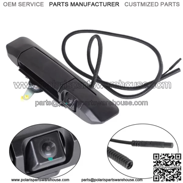 For 2005-2014 Toyota Tacoma ABS Plastic Tailgate Handle With Backup Camera Black - Image 2