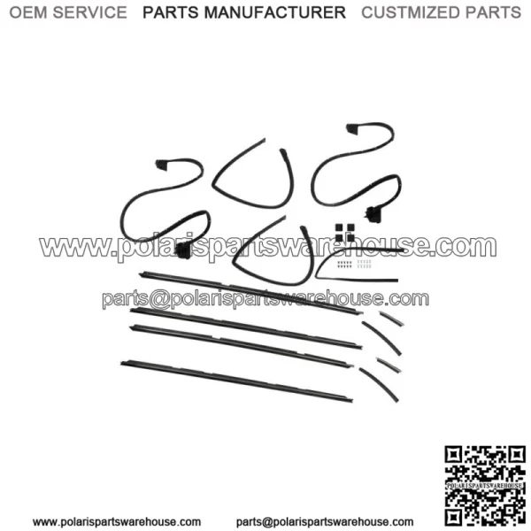 For 1978-1987 GMC Caballero Chevrolet El Camino Weatherstripping Seals Kit 17PCS - Image 2