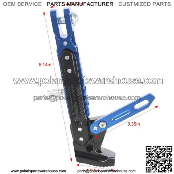 Motorcycle CNC Adjtable Kickstand Foot Side Parking Bracket Support Stand - Image 2
