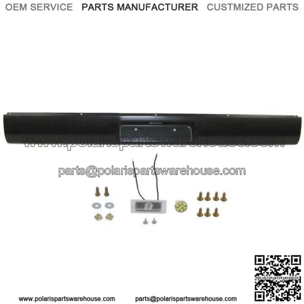Rear Steel Roll Pan For 1995-2004 Tacoma Standard Bed W/ License Led Lamp Screws - Image 2