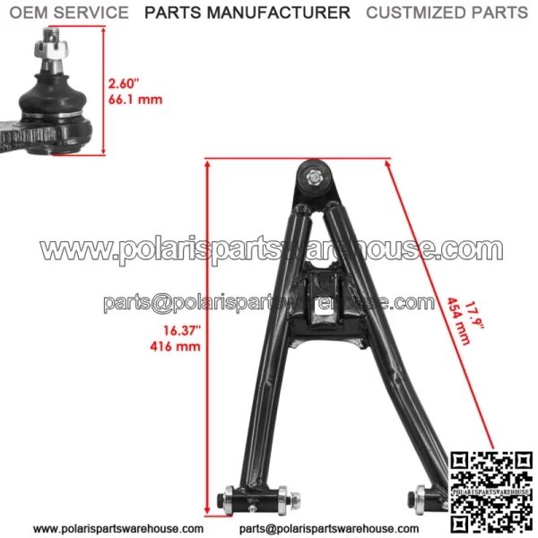 Front Lower Right A-Arm for Yamaha RAPTOR 700 / 700R YFM700R 2006-2023 - Image 2
