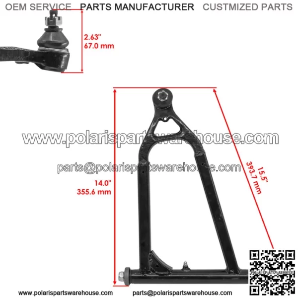 Front Upper Lower Left Right A-Arm for Yamaha RAPTOR 700 YFM700R 2006-09 - Image 2