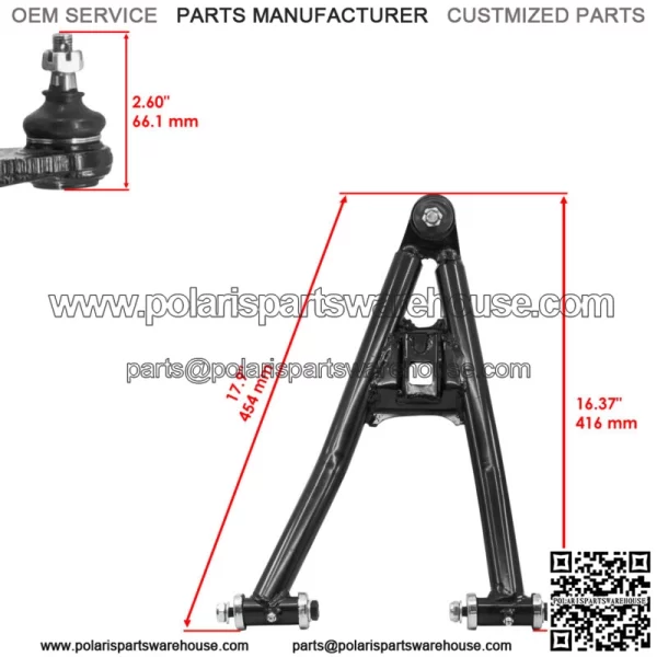 Front Upper Lower Left Right A-Arm for Yamaha RAPTOR 700 YFM700R 2006-09 - Image 4
