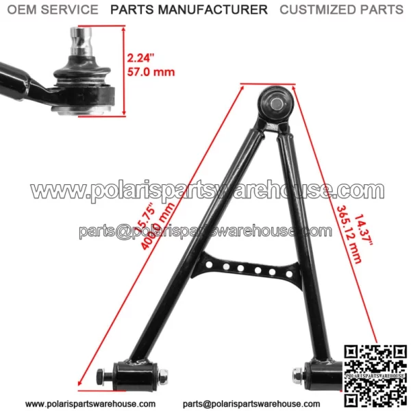 Front Lower Suspension Left A-Arm for Yamaha Grizzly 660 YFM660F 4X4 2003-2008 - Image 3