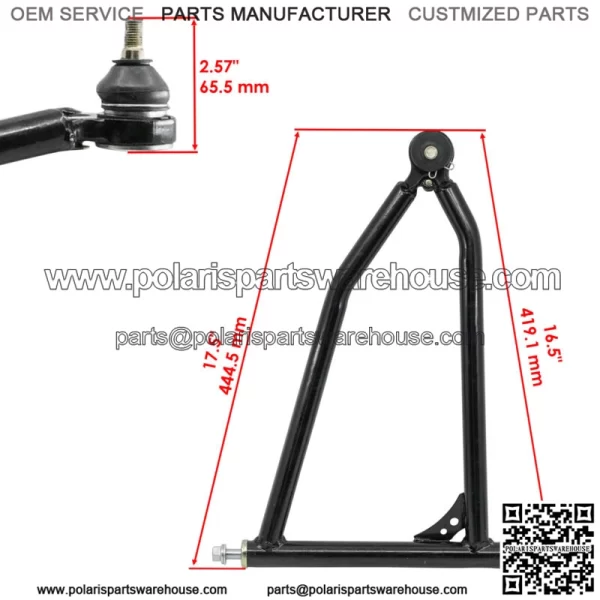 Front Upper Left And Right A-Arm for Yamaha YFZ450R YFZ450 R 2009 2010-2013 - Image 2