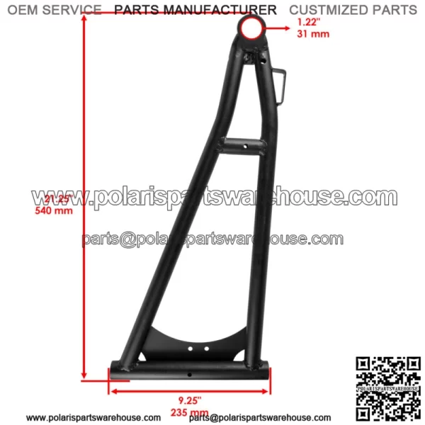 Front Left Right Lower A-arm Control Arm For Polaris RZR S 800 Sport 2010 - 2014 - Image 2