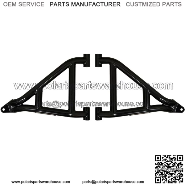 High Clearance Front A-Arms for 2015-2021 Polaris Ranger Midsize 570 / Crew - 1.5'' Forward Offset - Black