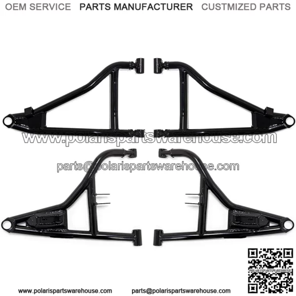 Heavy Duty 1.5" Forward Offset A-Arms for Polaris RZR PRO XP / 4 (2020+) - Black