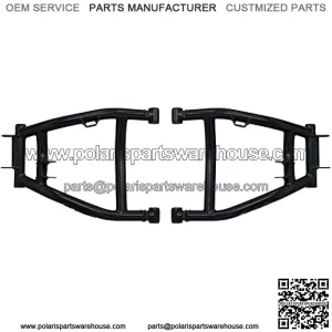 High Clearance 1.5" Rear A-Arms for 2014+ Honda Pioneer 700/700-4 | 1" Steel Tubing | Full Camber Adjustability | UV-Resistant Powder Coat | Includes Pre-Installed UHMW Bushings