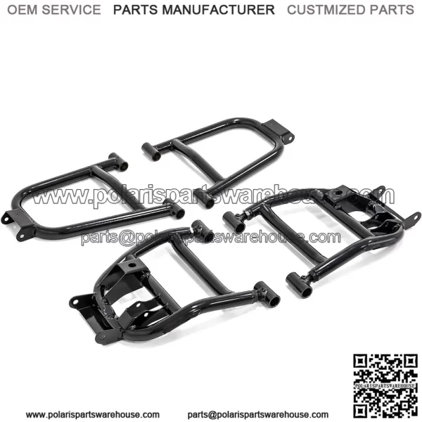 Heavy Duty High Clearance 1.5" Rear Offset A-Arms/Control Arm for Polaris Ranger Full Size XP 1000 (2017-2022) and 1000 Crew (2019-2020) - Black