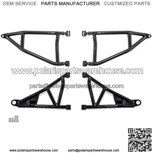 Heavy Duty High Clearance A Arms Compatible with Honda Talon 1000R (2019+) - Black - Stronger Than OEM!