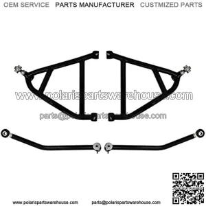 High Clearance Rear A-Arms for Can-Am Maverick XMR/DPS/XRS/MAX (See Fitment) - Black