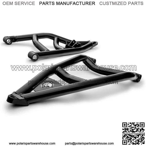 Atlas Pro High Clearance A-arms Compatible with 2019+ Honda Talon 1000R - Black - 0.5" Larger than OEM | 1.5" Steel Tubing | Adjustable Pivot Blocks | UV Resistant Powder Coat | Easy Install