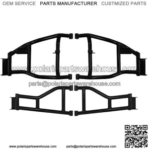 Heavy Duty 6" Lift Kit for a Honda Pioneer 1000/1000-5 (2016-2021) - Black - Complete Kit with New Rhino 2.0 Axles, Uniball and Studs, A arms, Tie Rods, and More!