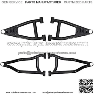 High Clearance Front 1.5" Forward A-Arms for Polaris Ranger 900 Diesel/Crew (2011-2014) - Black