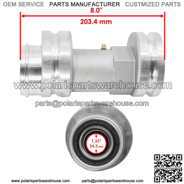 Rear Axle Bearing Housing Carrier Hub for Polaris Scrambler 500 4X4 2X4 98-2004 (For: Polaris) - Image 2