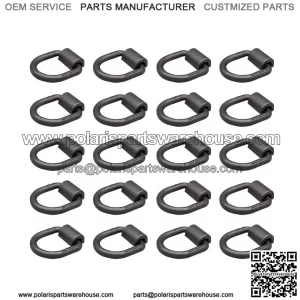Heavy Duty Welded Forged D-Rings #20 Pack