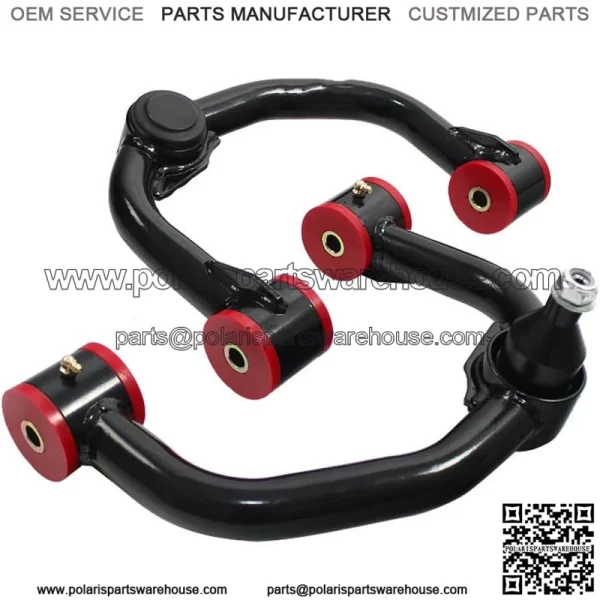 2PCS for F-150 Front Upper Control Arms, Tubular Suspension 2"-4" Lift PU Bushing Kit Compatible with 2004-2020 FORD F150 4X4 2WD (Pair) W/Pre-pressed Ball Joint Copper Zerk