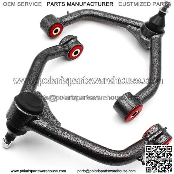 Front Upper Control Arms with Ball Joints for 2009-2018 Dodge Ram 1500 4WD - 2-4" Suspension Tubular Control Arms - Compatible with 2019-2024 Dodge Ram 1500 Classic 4WD (2Pcs)