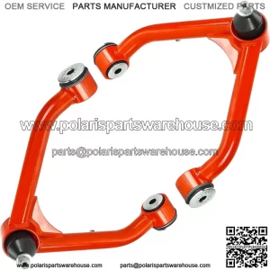 For 2-4" Lift Front Upper Control Arms w/Ball Joint Compatible with 1999-2006 Chevy Silverado 1500/GMC Sierra 1500, 2000-2006 Suburban 1500 Chevy Tahoe/GMC Yukon 2PCs-Red