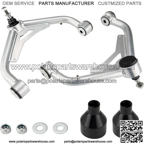 Control Arm,Front Upper 2-4?? Lift Automotive Control Arms Suspension Kit Compatible with 2001-2010 Chevy Silverado G-M-C Sierra 2500HD 3500HD