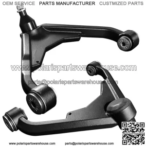 Front Upper Control Arms for 2-4" Lift For 2000-2010 Che-vr-ol-et Silverado 2500HD 3500HD 4WD ??2000-2010 GM Sierra 2500HD 3500HD 4WD??2003-2009 Hu-mm-er H2