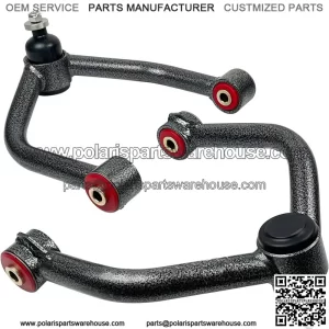 Front Upper Control Arms For 2004-2019 Nissan Titan Armada 2-4?? Lift Tubular Adjustable Suspension Arms with ball joint