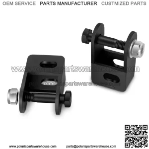 Front Shock Extenders for 8 Lug Heavy Duty Trucks, 1"-3" Shock Extension Kit for 2011-2023 Chevy Silverado 2500HD 3500HD 2011-2023 GMC Sierra 2500HD 3500HD, Shock Extension Brackets Mount