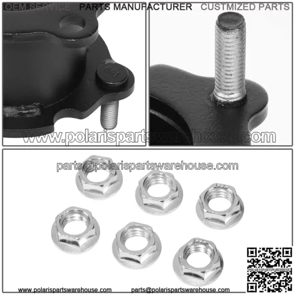 Fit 02-09 Envoy Trailblazer 2WD 4WD 3" Front Leveling Lift Kit Strut Spacers - Image 3