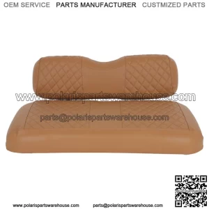 Brown Golf Cart Seat Cover Checked Front Cover For EZGO TXT -Wholesale