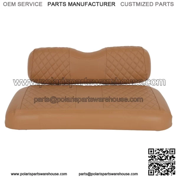 Brown Golf Cart Seat Cover Checked Front Cover For EZGO TXT -Wholesale