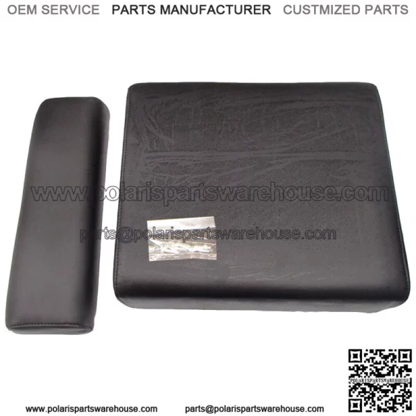 Black Backrest And Seat Cushion Set Fits John Deere M MT 40 320 330 420 430 435