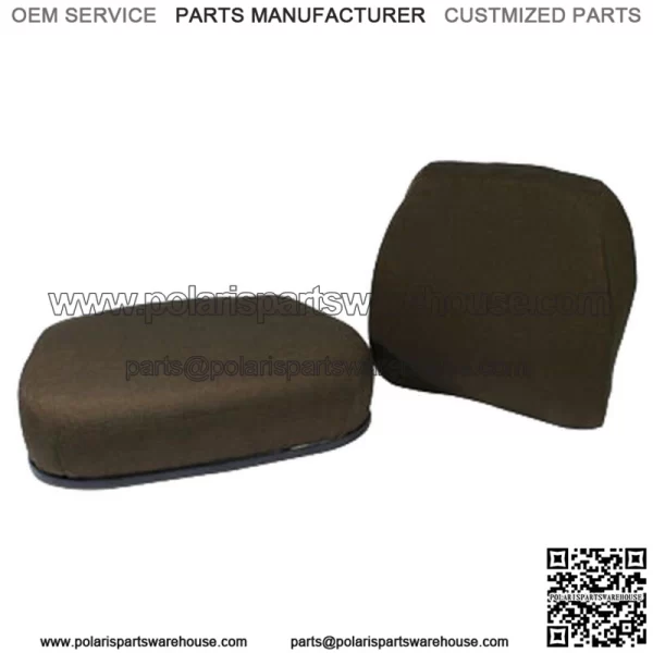 Brown Fabric Seat Cushion Set Fits John Deere 2350 2550 4050 4250 4450 4650 4850