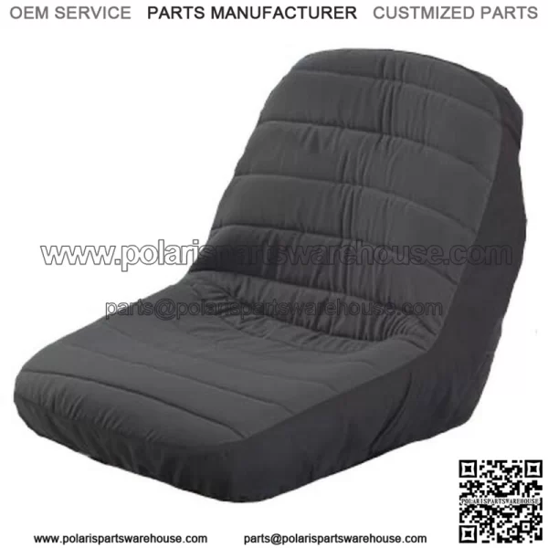 One New Seat Cover Replacement For Riding Lawn Tractors Fits Backrest Up to 15"