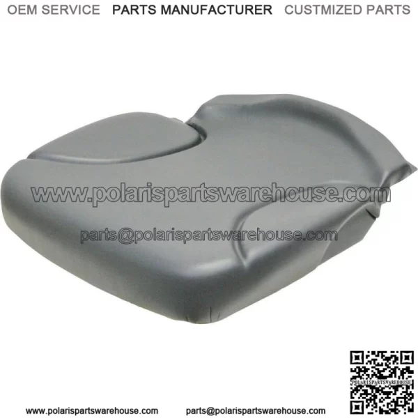 Seat Cushion - Bottom Gray Vinyl Skid Steer Fits Bobcat Fits John Deere 240 320