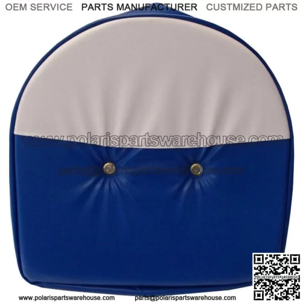 Blue and White T295BW Tractor Pan Seat Cover Fits Ford Fits John Deere Fits Mass